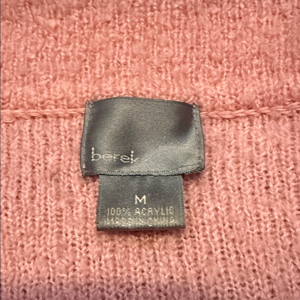 Berek Coquette Pink Knit 90’s Vintage Sweater Jacket with Bows - Picture 2 of 16